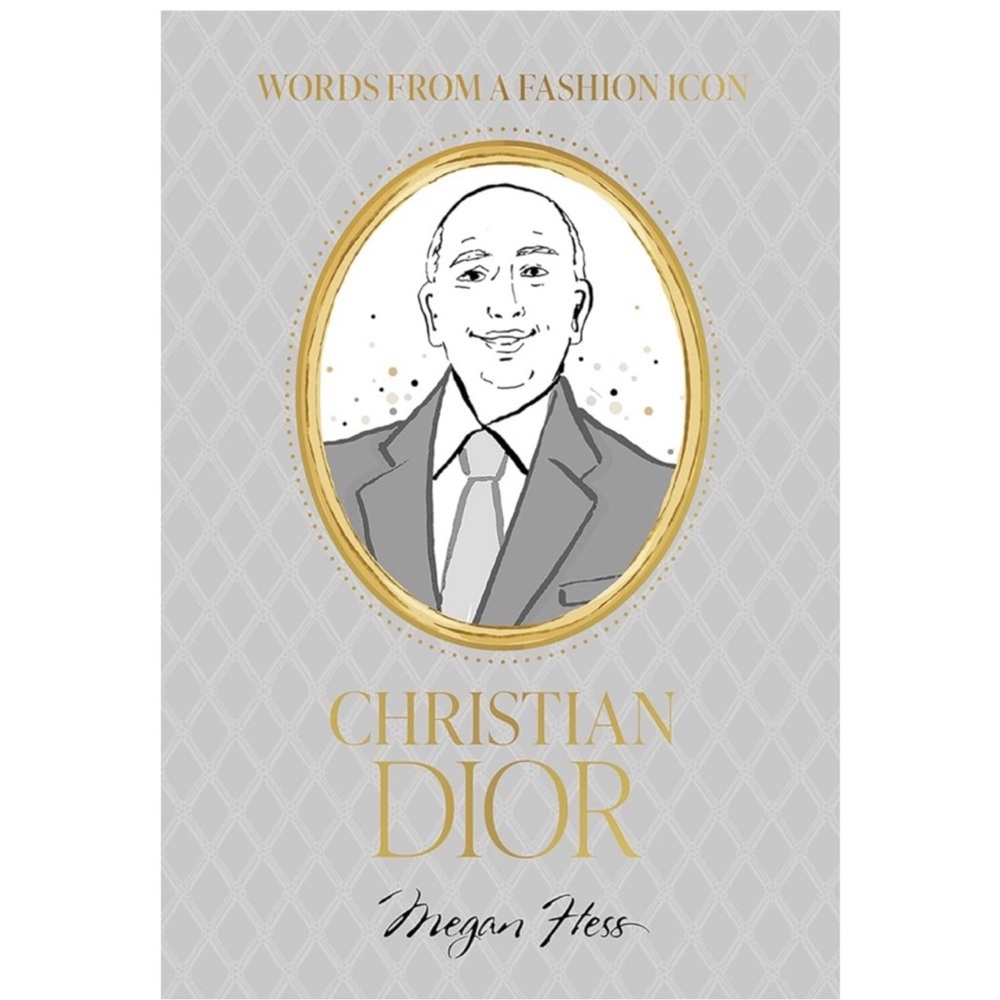 Dior Fashion Icon Book with Gold and Gray Cover